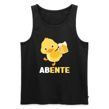 Lustig Ironie Ente Ente Sarkasmus Geschenk - Männer Premium Bio Tank Top - Schwarz - Vorne - Michal (187cm)
