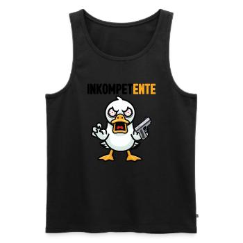 Lustig Ironie Ente Ente Sarkasmus Geschenk - Männer Premium Bio Tank Top - Schwarz - Vorne - Michal (187cm)