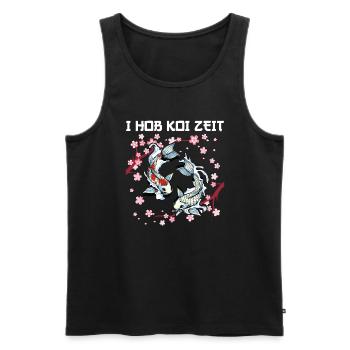 Kois Koi Sarkasmus Geschenk - Männer Premium Bio Tank Top - Schwarz - Vorne - Michal (187cm)