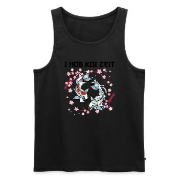 Kois Koi Sarkasmus Geschenk - Männer Premium Bio Tank Top - Schwarz - Vorne - Michal (187cm)