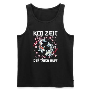 Kois Koi Sarkasmus Geschenk - Männer Premium Bio Tank Top - Schwarz - Vorne - Michal (187cm)