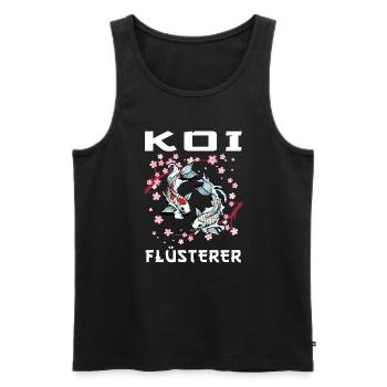 Kois Koi Sarkasmus Geschenk - Männer Premium Bio Tank Top - Schwarz - Vorne - Michal (187cm)