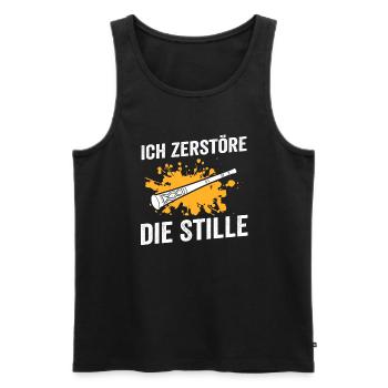 Didgeridoo Musik Didgeridoospieler Geschenk - Männer Premium Bio Tank Top - Schwarz - Vorne - AI Model Male 178 light (178cm)