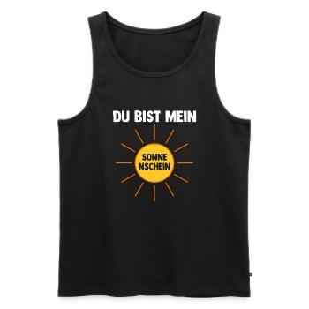Familie Sonne Verwandte Geschenk - Männer Premium Bio Tank Top - Schwarz - Vorne - AI Model Male 178 light (178cm)