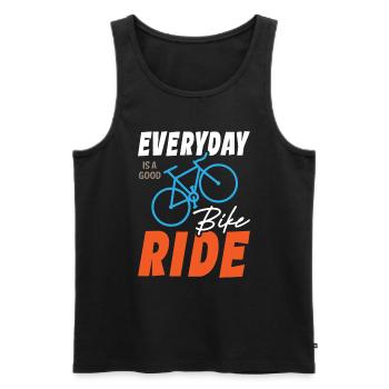 Everyday Is A Good Bike Ride - Männer Premium Bio Tank Top - Schwarz - Vorne - Michal (187cm)
