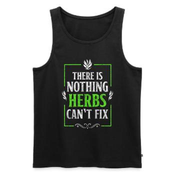 Potion Druid Naturopath - Men's Premium Organic Tank Top - black - Front - AI Model Male 178 light (178cm)