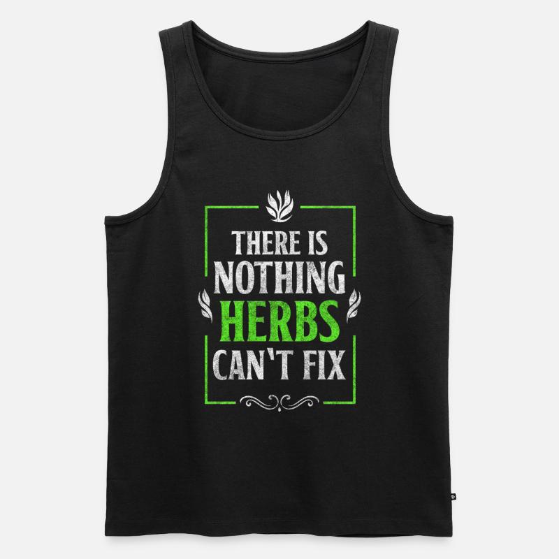 Potion Druide Heilpraktiker - Männer Premium Bio Tank Top - Schwarz