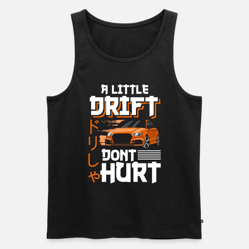 Driften Quer - Männer Premium Bio Tank Top - Schwarz