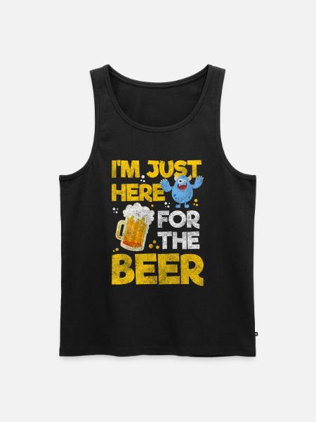 Monster Creature Terrible Disguise - Men's Premium Organic Tank Top - black
