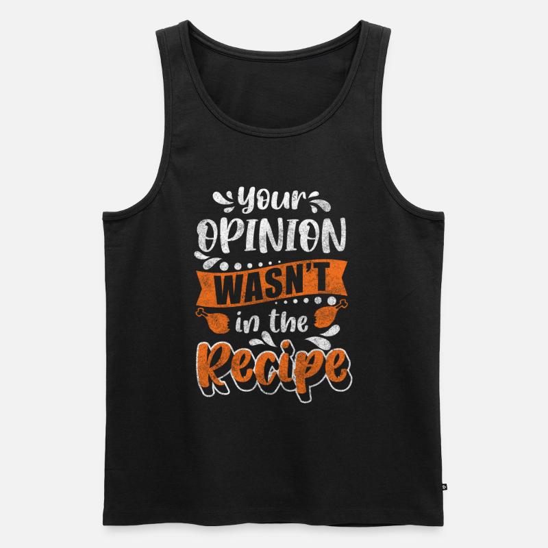 Koch Chef - Männer Premium Bio Tank Top - Schwarz