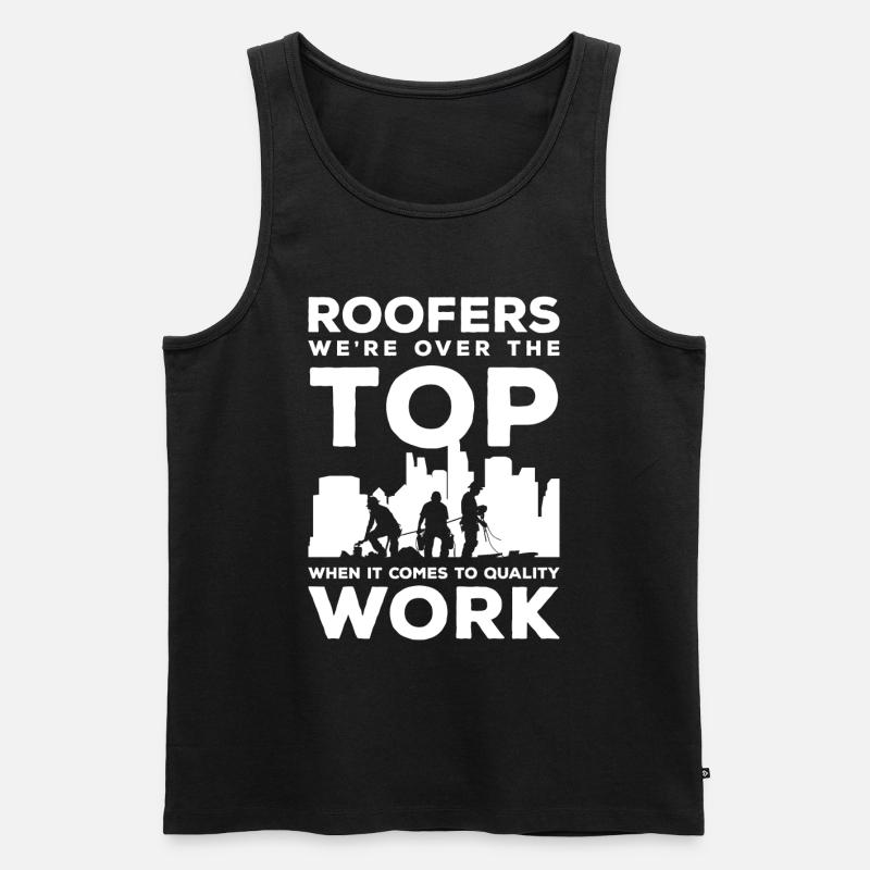 Handwerker Spaß - Männer Premium Bio Tank Top - Schwarz
