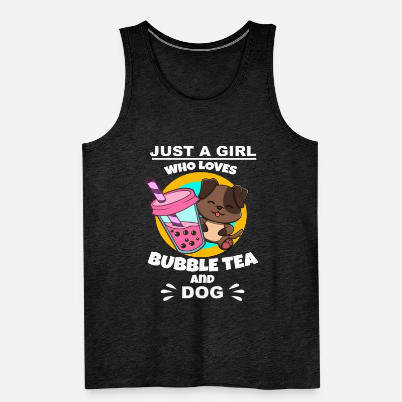 Bubble Tea Bubble Tee Mädchen Geschenk Männer Premium Bio Tank Top
