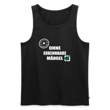 Oldies Gütesiegel geprüfte Qualität Geburtstag - Männer Premium Bio Tank Top - Schwarz - Vorne - AI Model Male 178 light (178cm)
