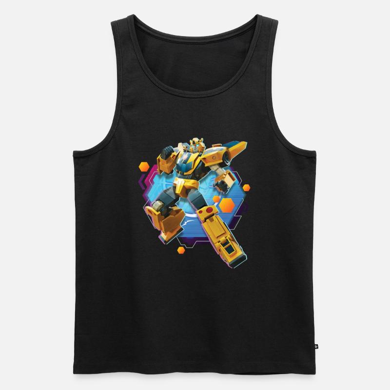 Transformers Earth Spark Character Bumblebee - Men's Premium Organic Tank Top - black