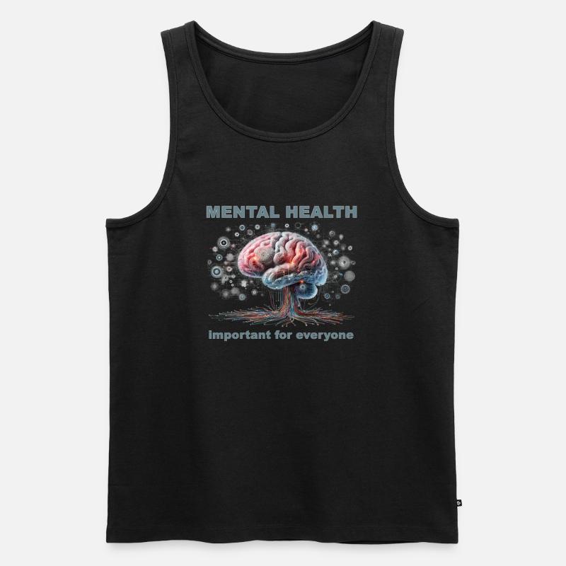 Gesundheit - Männer Premium Bio Tank Top - Schwarz