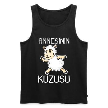 Annesinin Kuzusu - Baby - Turkish - Men's Premium Organic Tank Top - black - Front - AI Model Male 178 light (178cm)