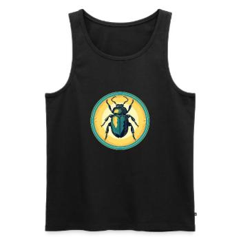 bark beetle - Men's Premium Organic Tank Top - black - Front - AI Model Male 178 light (178cm)
