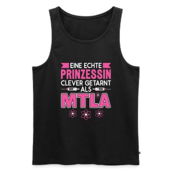 Chemielaborant Wahnsinniger Chemiker - Männer Premium Bio Tank Top - Schwarz - Vorne - Michal (187cm)
