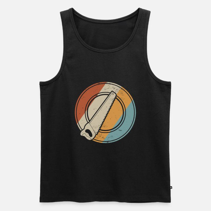 Dachdecker geschenk dachdeckermeister - Männer Premium Bio Tank Top - Schwarz