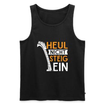 Achterbahn Freizeitpark Rollercoaster - Männer Premium Bio Tank Top - Schwarz - Vorne - Michal (187cm)