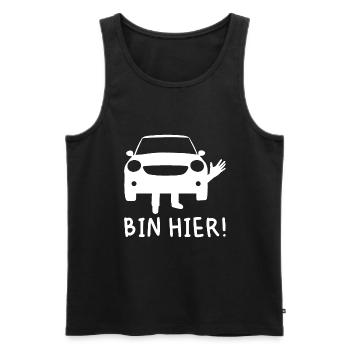 KFZ Mechaniker Sprüche Mechatroniker Schrauber - Männer Premium Bio Tank Top - Schwarz - Vorne - AI Model Male 178 light (178cm)