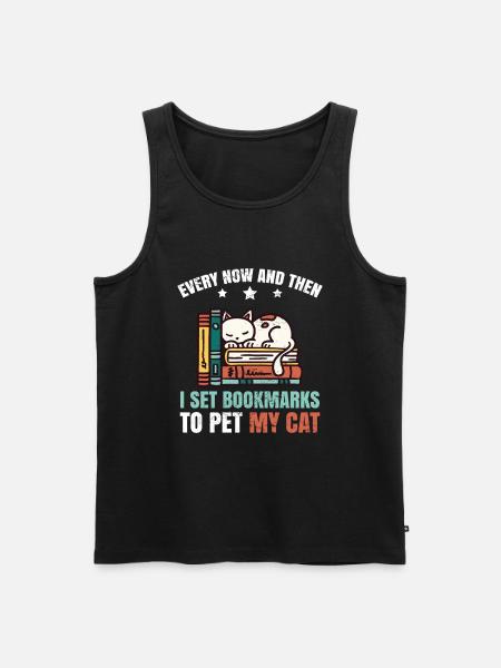 Lehrer Für Bibliothekar - Männer Premium Bio Tank Top - Schwarz