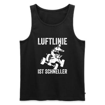 ATV Quad Bike 4x4 Quadfahrer Quadbike - Männer Premium Bio Tank Top - Schwarz - Vorne - AI Model Male 178 light (178cm)