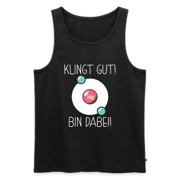 Chemielaborant Chemiker MTLA - Männer Premium Bio Tank Top - Schwarz - Vorne - Michal (187cm)