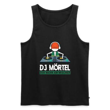 Galabau Galabauer bei der Arbeit - Männer Premium Bio Tank Top - Schwarz - Vorne - Michal (187cm)