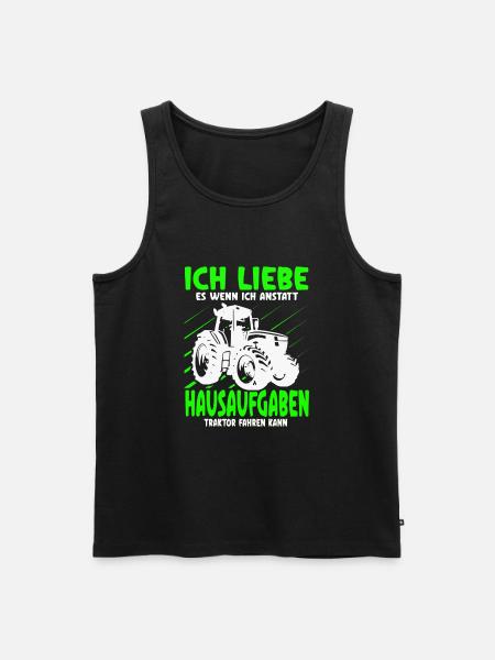 Straßenbauer Straßenbau - Männer Premium Bio Tank Top - Schwarz