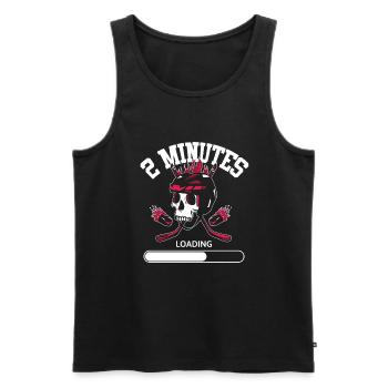 ice hockey goalie - Männer Premium Bio Tank Top - Schwarz - Vorne - AI Model Male 178 light (178cm)