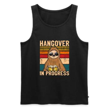 Biertrinker Geh mal Bier holen Löten - Männer Premium Bio Tank Top - Schwarz - Vorne - AI Model Male 178 light (178cm)