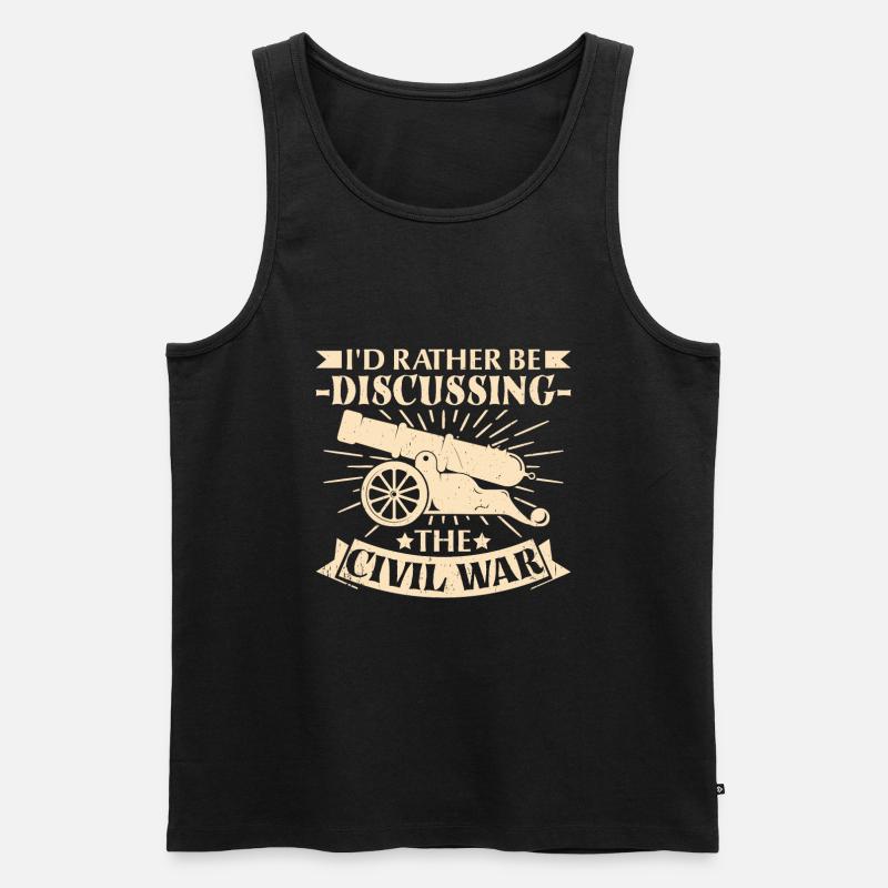 Historiker - Männer Premium Bio Tank Top - Schwarz