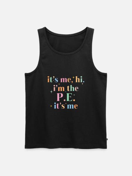 Lustige Auster - Männer Premium Bio Tank Top - Schwarz