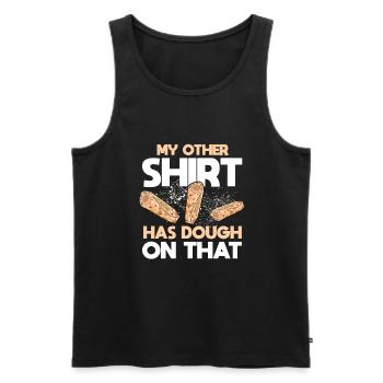 Lefse making lefsa - Männer Premium Bio Tank Top - Schwarz - Vorne - AI Model Male 178 light (178cm)