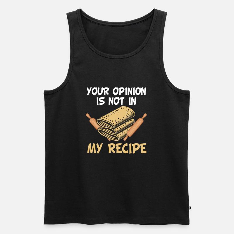 Lefse making lefsa - Men's Premium Organic Tank Top - black