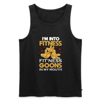 Lustiges Crab Rangoon - Männer Premium Bio Tank Top - Schwarz - Vorne - AI Model Male 178 light (178cm)