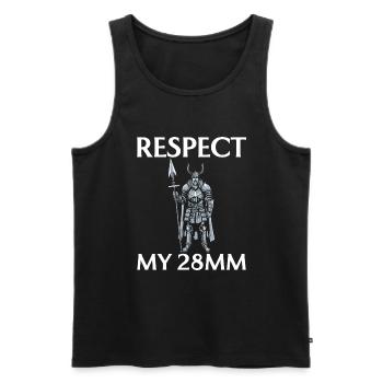 Miniaturmalerei miniature Painting - Männer Premium Bio Tank Top - Schwarz - Vorne - AI Model Male 178 light (178cm)