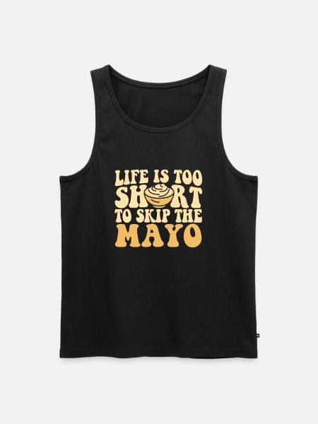 Mayo Lover mayonnaise - Men's Premium Organic Tank Top - black