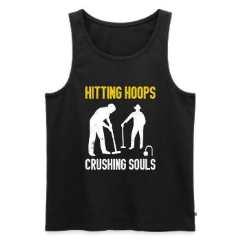 Croquet - Männer Premium Bio Tank Top - Schwarz - Vorne - Michal (187cm)