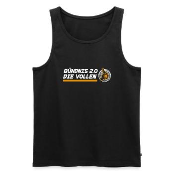 Biertrinker Bier - Männer Premium Bio Tank Top - Schwarz - Vorne - Michal (187cm)