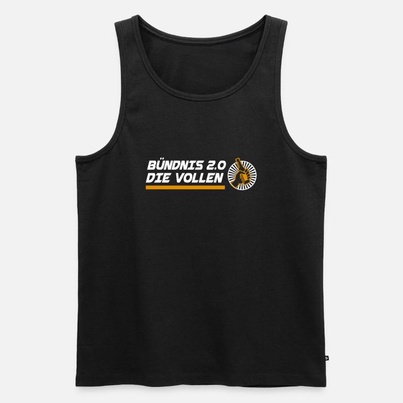 Biertrinker Bier - Männer Premium Bio Tank Top - Schwarz