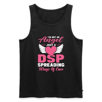 DSP Direct support Professional DSP Nurse - Männer Premium Bio Tank Top - Schwarz - Vorne - AI Model Male 178 light (178cm)