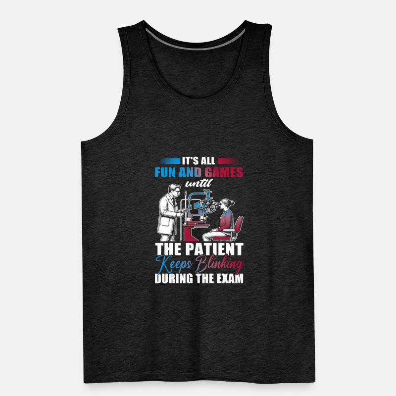 Optometry Optometrist ophthalmologist Men's Premium Organic Tank Top