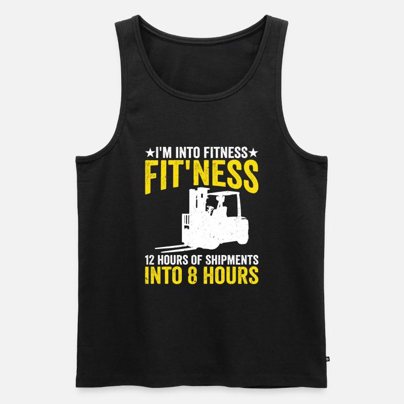 Forklift Operator - Männer Premium Bio Tank Top - Schwarz