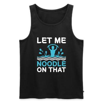 Water Aerobics Instructor - Männer Premium Bio Tank Top - Schwarz - Vorne - AI Model Male 178 light (178cm)