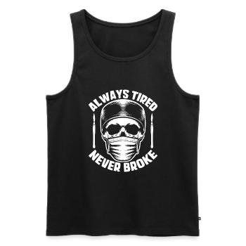 Surgeon Surgery doctor - Men's Premium Organic Tank Top - black - Front - AI Model Male 178 light (178cm)