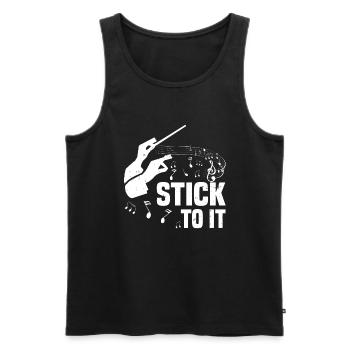 Orcherstra Conductor choir director - Männer Premium Bio Tank Top - Schwarz - Vorne - AI Model Male 178 light (178cm)