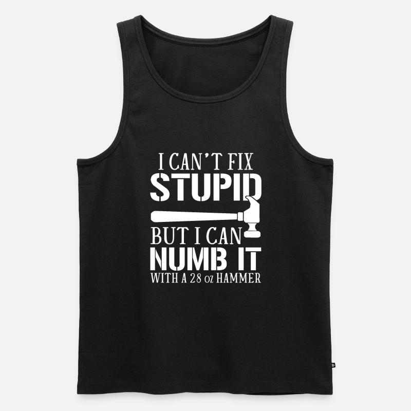 Carpenter Carpentry - Men's Premium Organic Tank Top - black