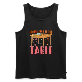 Scrapbooking Scrapbook - Männer Premium Bio Tank Top - Schwarz - Vorne - AI Model Male 178 light (178cm)